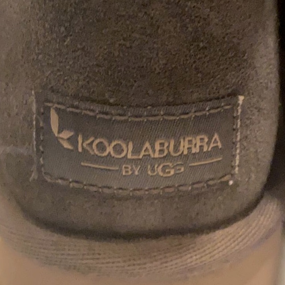 Koolaburra by ugg. gray half calf boots.